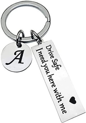 MOHIT CRAFT A Latter Steel Drive Safe Keychain I Love You I Need You Here With Me Gifts Key Chain