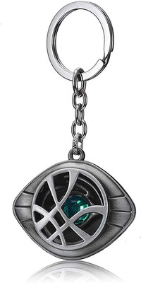 Rozti Avengers Dr Strange Eye Green Stone Key Chain & Key Ring for Bike & Car Key Chain