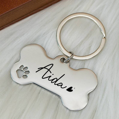 MOHIT CRAFT Personalize Name Collar Tag for Your Loving Dog, Cat, Puppy, Key Chain Key Chain