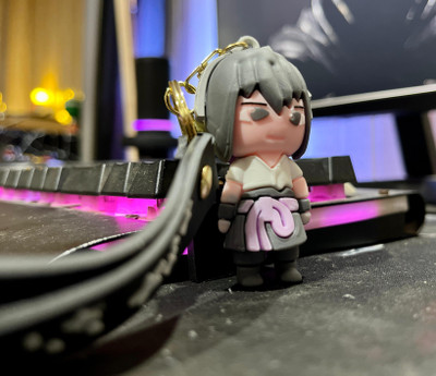 Anjana SASUKE UCHIHA NARUTO ANIME KEYCHAIN/KEYCHAIN 3D SILICONE WITH STRAP & METAL RING Key Chain