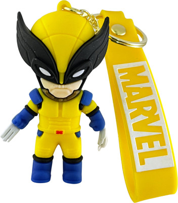 Kraft Crate Wolverine Inspired 3D Rubber Keychain | X-Men marvel collectibles | Key Chain