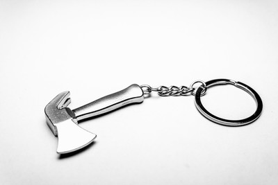 Autopulsse Premium Double edge Axe keychain,fancy Keyring Key Chain