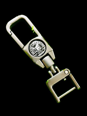 gtrp Metal Keychain Side Logo Keychain Premium and Stylish Design | Black Color 19 Key Chain