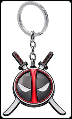 gtrp Keychain-Deadpool-with-Swords-Marvel-Chaine Key Chain