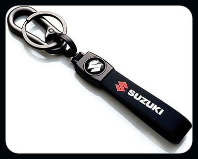 GSV Black Keychain Compatible for All Suzuki Hook Keychain _J539 Key Chain