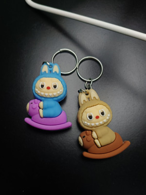 S R Traders Cute Cartoon Bunny-Eared Character Keychain Key Chain