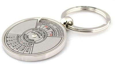 gtrp keychain-50 year Metal Timeless Calendar Keychain Key Chain