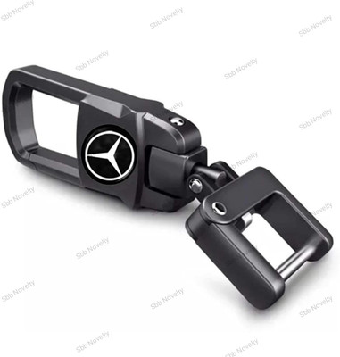 Sbb Novelty Zinc Alloy Black Color Fob Heavy Duty Keychain for all benz Model Car Key Chain