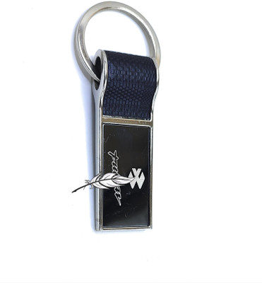 Jdp Novelty Leather Metal Keychain for PUL Bike.Rectangular Shape. Key Chain