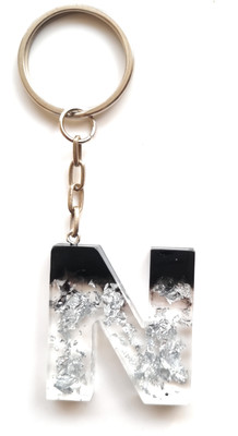 Swasti RESIN BLACK KEYCHAIN-N Key Chain