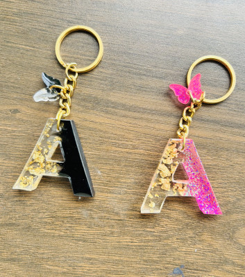 YARA CREATION A&A Combo Blackgold & Pinkgold Key Chain