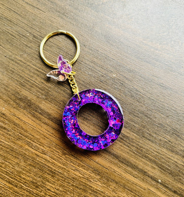 YARA CREATION Purple O Key Chain