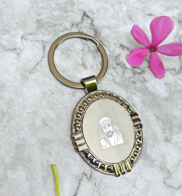 shinde exports Shirdi Saibaba SS home shape key chain for bike and home Key Chain