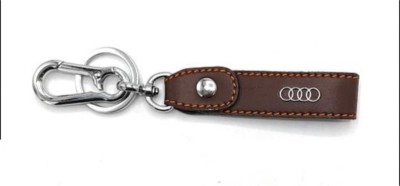 Jdp Novelty Premium Quality Leather Metal Keychain Hook.audii Key Chain