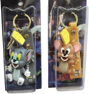 ravariya graphics Cartoon | Couple |Kids |Tom & Jerry (Pack of-2) Key Chain