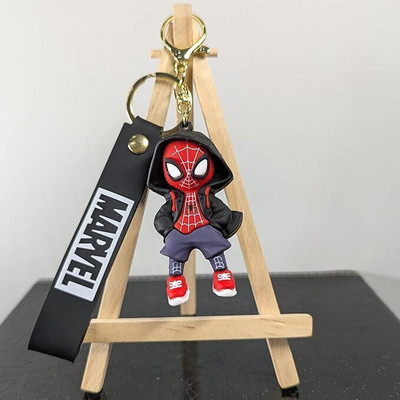 BBG NEW_Spiderman 3D Rubber Silicone Keychain For Car & Bike (Type-ii) Key Chain