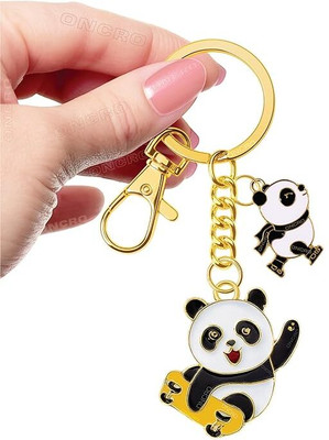 ONCRO Key chain keyring Lobster Hook Skates Board Panda charm car bike keychain Key Chain