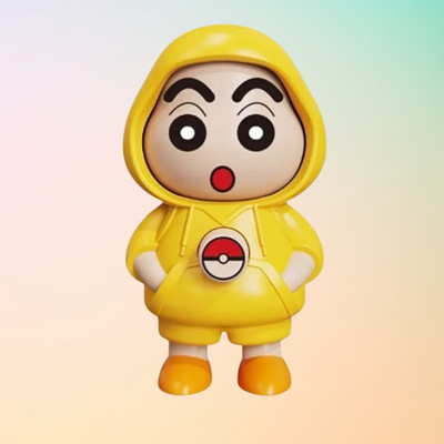 ZOQQI Shinchan Triple Face Keychain – Cute Gift Idea Key Chain