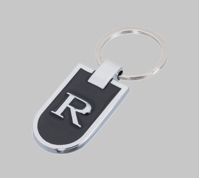 SRG Stainless Steel Alphabet Letter R Keyring Metal Initials AntiRust Keychain Key Chain