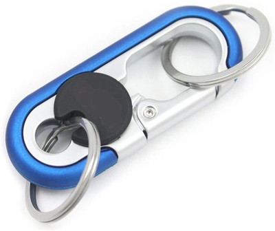 Blue Aura 0MUDA Perfect Metal Locking Premium quality For Office & Home Key Chain