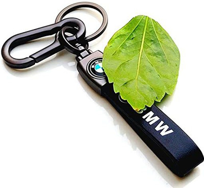 gtrp BMW LEATHER KEYCHAINS AND KEYRINGS COMPATIBLE WITH CAR AND BIKE Key Chain