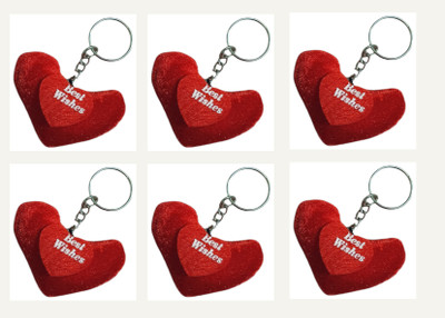 Shreeji Makeover 6 pcs Heart_004 Key Chain