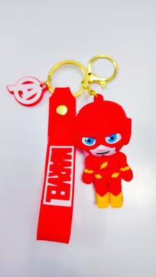Keychain gallery superhero rubber 3D Style Action Figure Key Ring Key Chain