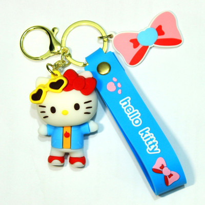 WeSS Premium Cute 3D Hello Kitty Keychain For Girls & Boys Key Chain Key Chain