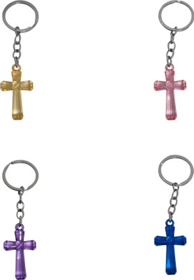 BLESSINGS Set Of 4 Cross I Key Chain