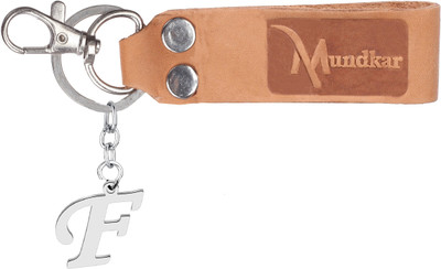 Mundkar F Alphabet Key Hook For Men and women Key Chain