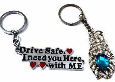 BBG NEW_drive safe + omg silver key chain combo set of 2 Key Chain