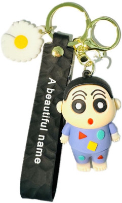 SRG Cutie pie Shinchan with Black Strap Keychain Key Chain