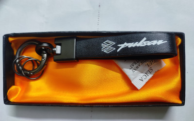 FLAMBE New Bike Logo Leather Hook Keyring For Bikers Key Chain