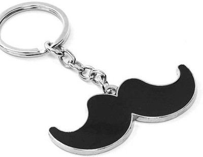 dk printing N-Mustache Keychain-01 Key Chain