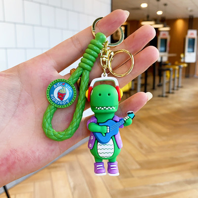 GINOYABROTHERS Action Character 3D Rubber Silicone Key Chain