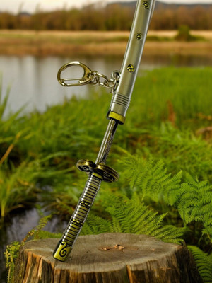 gtrp UNSHARPED Metal KATANA with cover - Multicolor Code39-New702 Key Chain