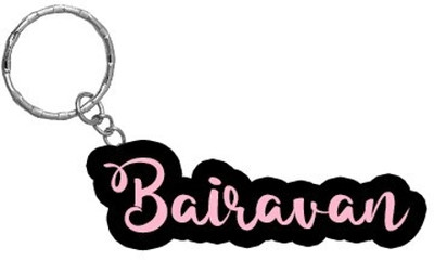 SY Gifts BPK Bairavan Name Keychain Key Chain