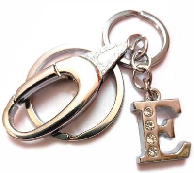 ShopTop Letter 'E' keychain with hook Key Chain