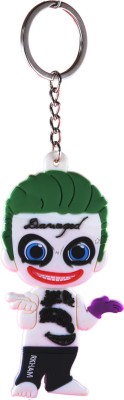 GCT Two Sided Squad Joker Jared Leto Harley Quinn Batman (KC-37) Rubber Keychain Key Chain