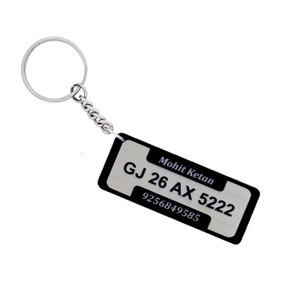 TRAQ PRINTED ACRYLIC KEYRING KEYCHAIN FOR CAR OR BIKE Key Chain
