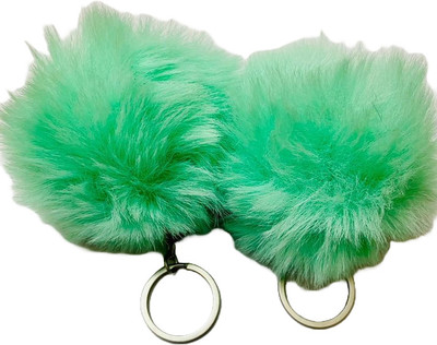 GKM Pom Pom stylish soft fur combo set keychain for girls Key Chain