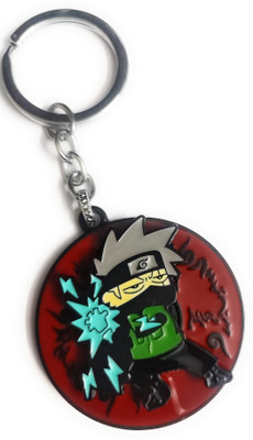 Jainjon Character Naruto Shippiden Kakashi Keychain Rotating Key Chain