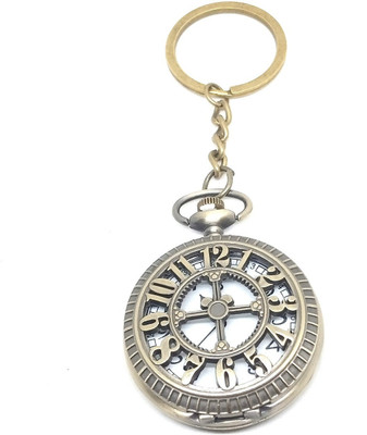 gtrp keychain-Analog pocket Watch Key Chain