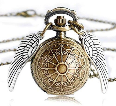 gtrp Snitch ball with wings round dial analogue Pocket watch Keychain Key Chain