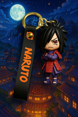 Vetocity Madara Uchiha Keychain for Naruto Anime Fans|Stylish Keychain for Bags and Bikes Key Chain