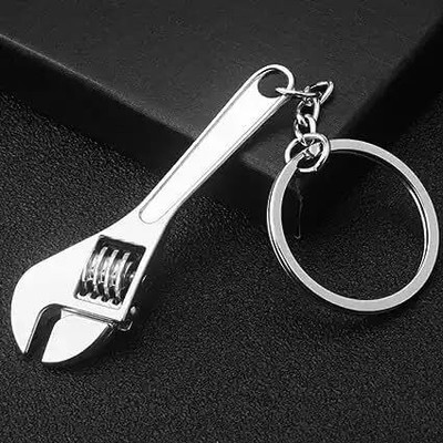 Touchcart Mini Portable Outdoor Tool Silver Wrench Spanner Key Chain Key Chain