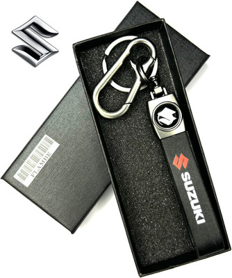 FLAMBE Suzuki Car and Bike Leather Belt Keychain Key Chain