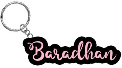 SY Gifts BPK Baradhan Name Keychain Key Chain