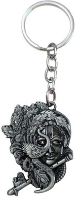 PEARLISH Lord Krishna Ji High Quality Solid Metal Keychain Key Chain