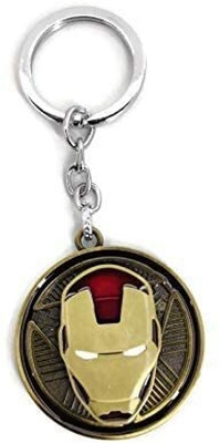 GKM Marvel Avengers Iron Man rotating metal keychain for men & men Key Chain